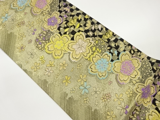 JAPANESE FUKURO OBI / WOVEN SNOWFLAKE